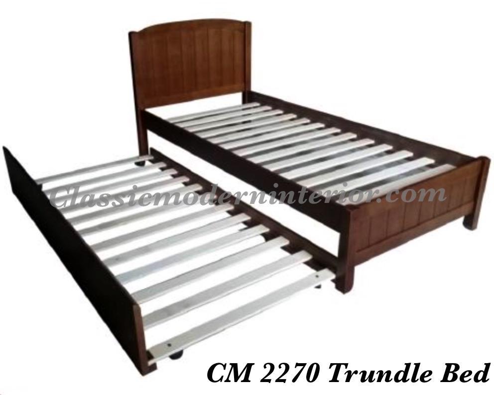 single bed frame with trundle